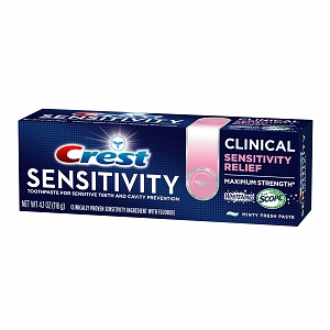 Crest Sensitivity Extra Whitening Toothpaste, Clinical