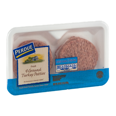 Perdue Fresh Ground Turkey Patties - 4 CT