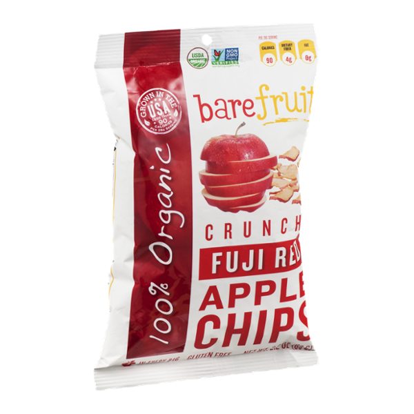 Bare Fruit Organic Apple Chips Fuji Red