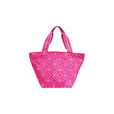 All For Color Lunch Bag Pink Geo Gem - All For Color Travel Coolers