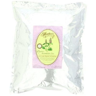 Heathers Tummy Care Peppermint Tea POUCH for Irritable Bowel Syndrome ~ Heather's Tummy Teas Loose Organic Peppermint Tea (16 oz. Bulk Pouch)