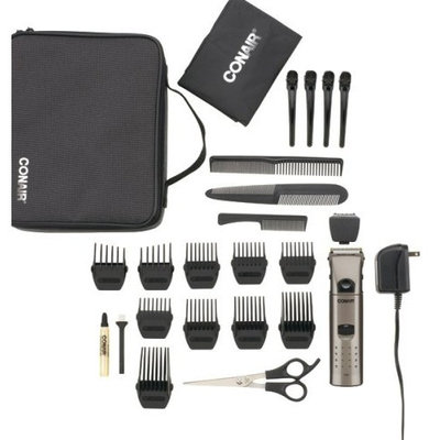 Conair HCT475 Rechargeable Cord/Cordless Pro Style Kit, 24 Piece