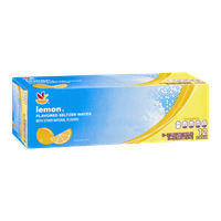 Ahold Lemon Seltzer Water - 12 CT