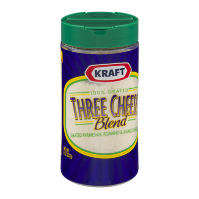 Kraft 100% Grated Three Cheese Blend