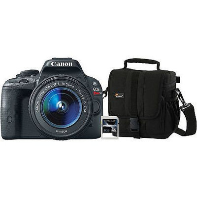 Canon EOS Rebel SL1 18MP Digital Camera w/Lens, Bag & 8GB Card
