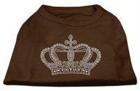 Ahi Rhinestone Crown Shirts Brown XS (8)