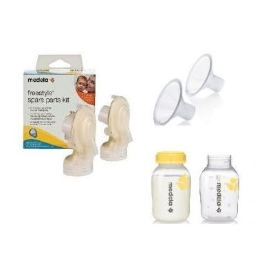 Medela Freestyle Spare Parts Kit with 2- 27mm Breastshields and 2 - 150 mL Bottles