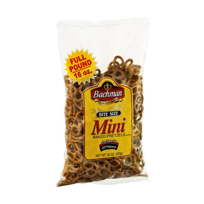 Bachman Bite Size Mini Baked Pretzels