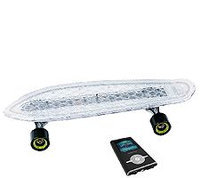 Hipstreet Minicruiser LED Skateboard Bundle with MP3 Player