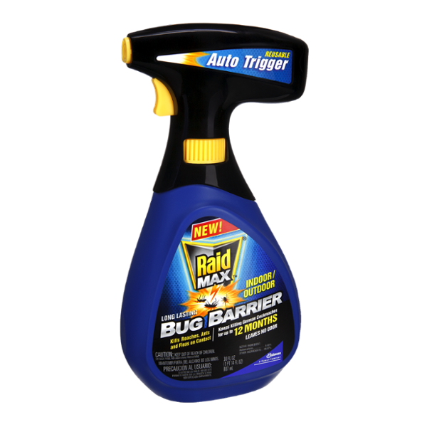 Raid Max Indoor/Outdoor Long Lasting Bug Barrier Reviews 2019