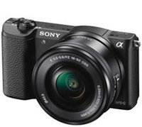 Sony a5100 Mirrorless Camera w/ 16-50mm Lens 32GB Black Bundle