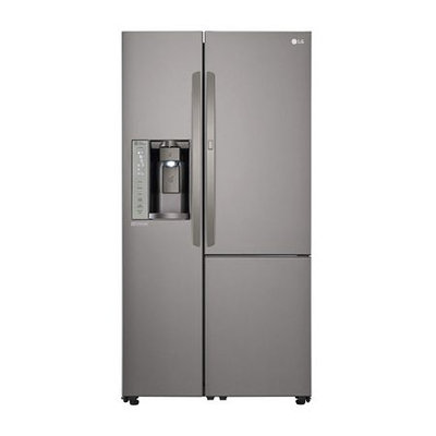 LG LSXS26386D 26.0 Cu. Ft. Black Stainless Steel Side-By-Side Refrigerator - Energy Star