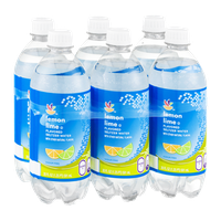 Ahold Flavored Seltzer Water Lemon Lime - 6 PK
