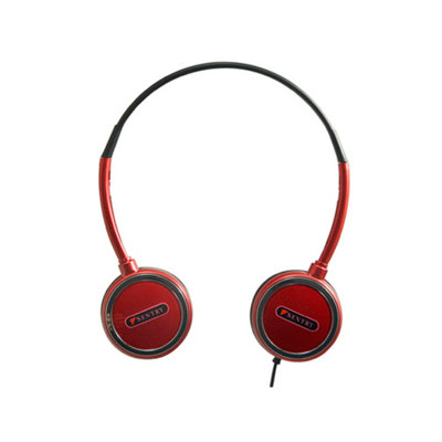 Sentry HO304 Headart Extreme Folding Earphones, Red
