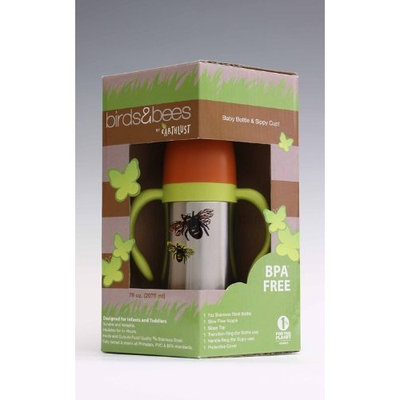 Earthlust Birds and Bees Baby Bottle, Bees (Discontinued by Manufacturer)