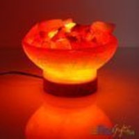 Indus Classic Unique Gift Ideas Fire Bowl Crystal Salt Lamp