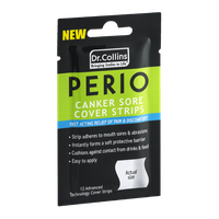 Dr. Collins Perio Canker Sore Cover Strips - 12 CT