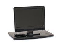 Convenience Concepts Single TV/Monitor Swivel Board in Wood Grain