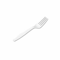 Dixie medium weight Polypropylene Forks in White