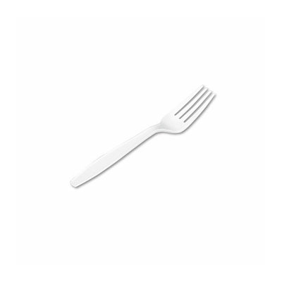 Dixie medium weight Polypropylene Forks in White