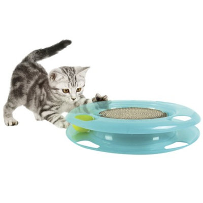 Sportpet Kitty City Swat Track and Scratcher - 11