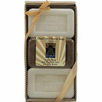 One With Nature Dead Sea Mineral Soap Gift Pack Pack of 3 4 oz