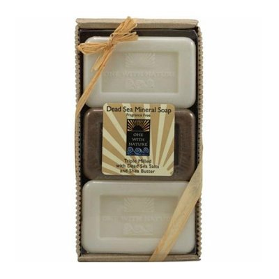 One With Nature Dead Sea Mineral Soap Gift Pack Pack of 3 4 oz