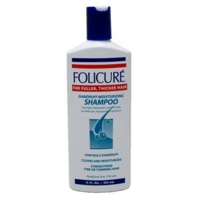 Folicure Dandruff Moisturizing Shampoo, 12 Ounce