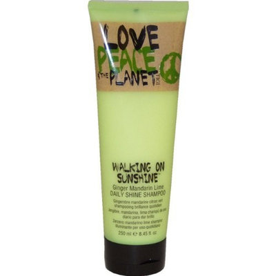 Tigi Love Peace and The Planet Walking On Sunshine Ginger Mandarin Lime Daily Shine Shampoo, 8.45-Ounce