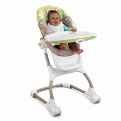 Fisher-Price Coco Sorbet EZ Clean High Chair, Brown and Tan, 1 ea
