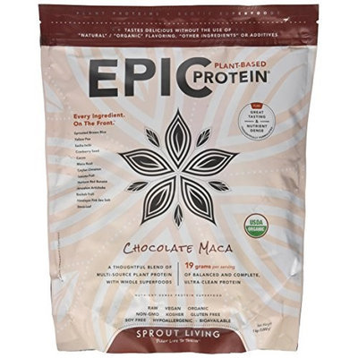 Sprout Living - Epic Plant-Based Protein Chocolate Maca - 1 kg.