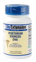Life Extension Vegetarian Sourced DHA 30 Vegetarian Softgels