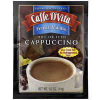 Caffe D'vita French Vanilla Instant Cappuccino, 0.5 oz (Pack of 24)