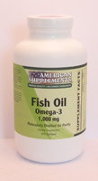 Omega-3 1000 MG No Chinese Ingredients American Supplements 300 VCaps