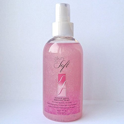 Avon SSS Mineral Gems Diamond Blush Shimmering Body Oil Spray