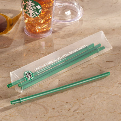 Starbucks Set of 4 Grande Cold Cup Straws