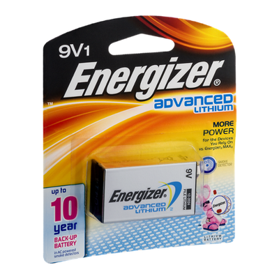 Energizer Advanced Lithium 9V Battery
