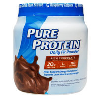 Pure Protein Daily Fit Rich Chocolate Dietary Supplement Powder - 19.