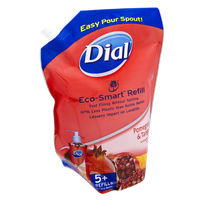 Dial® Eco-Smart Pomegranate & Tangerine Antibacterial Moisturizer Hand Soap Refill