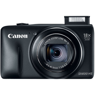 Canon PowerShot SX600 HS 16 Megapixel Digital Camera - Black