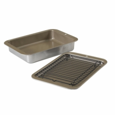 Nordic Ware 3pc Compact Ovenware Set, Metallic, 1 ea
