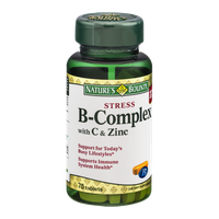 Nature's Bounty Stress B-Complex with C & Zinc Tablets - 75 CT