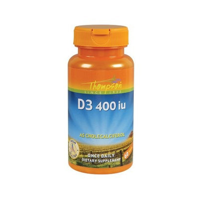 Thompson Nutritional Products D 400 Cholecalciferol 60 Tabs