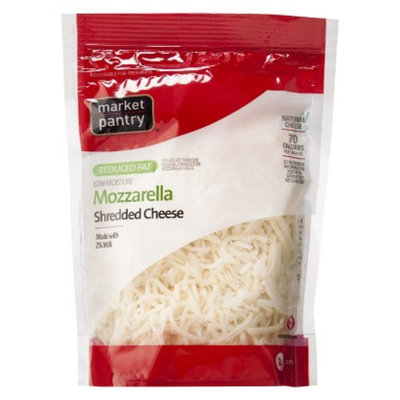 Market Pantry Reduced Fat Shredded Mozzarella Cheese - 8 oz.