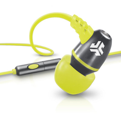 Jlab JLAB Neon Earbuds w/ Inline Mic - Gray/Yellow