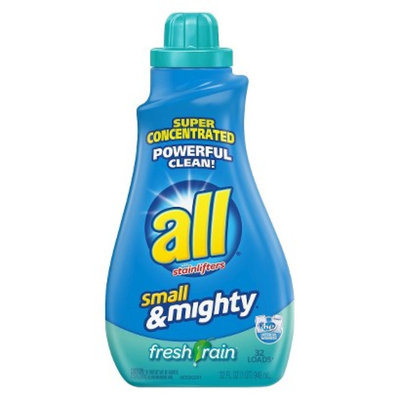 All Small and Mighty Fresh Rain Liquid Detergent 32 oz