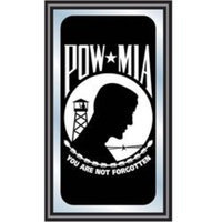 Trademark Commerce Trademark Global POW Wood Framed Mirror BIG 15X26