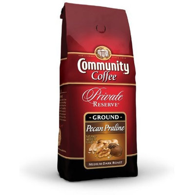 Community Coffee Private Reserve Ground Coffee, Pecan Praline, 12-Ounce Bags (Pack of 3)