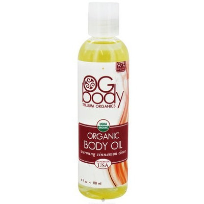 Trillium Organics Cinnamon Clove Warming Ogbody Body Oil 4 oz