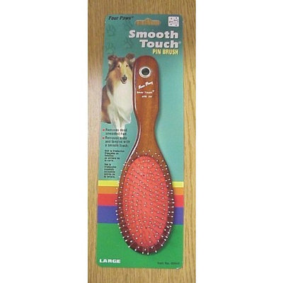 Four Paws Pet Products DFPPB444 Smooth Touch Dog Pin Brush, Large